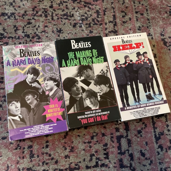 Beatles vintage VHS collection Hard Days Night, Making Of and Help - Picture 3 of 5
